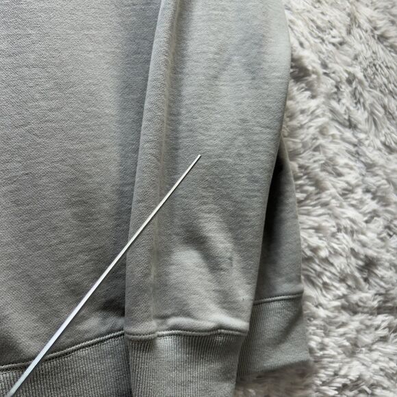 Okaicos Grey Provo Embroidered Crewneck Mens Medium Sweatshirt Gray Chenille - Picture 9 of 11